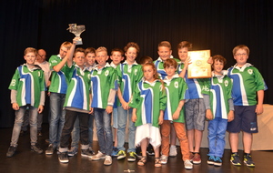 Trophée sportif 2016 de la ville d'Hennebont - U12 Champions de Bretagne Espoirs.