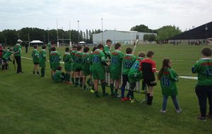 U12 encourageants les U14 