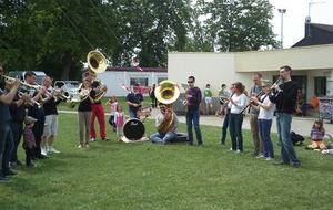 Accueil en fanfare